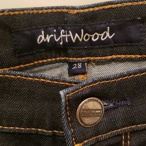 Driftwood straight leg jeans size 28